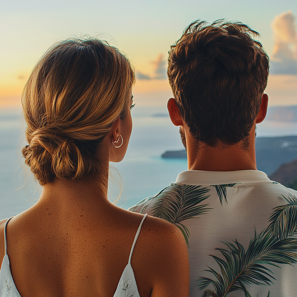 A couple admiring the sea | Source: No source