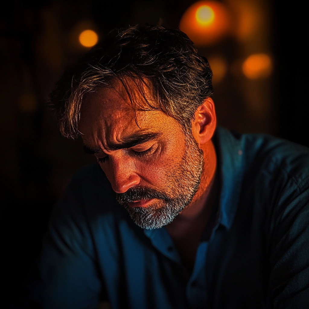 A sad man | Source: No source