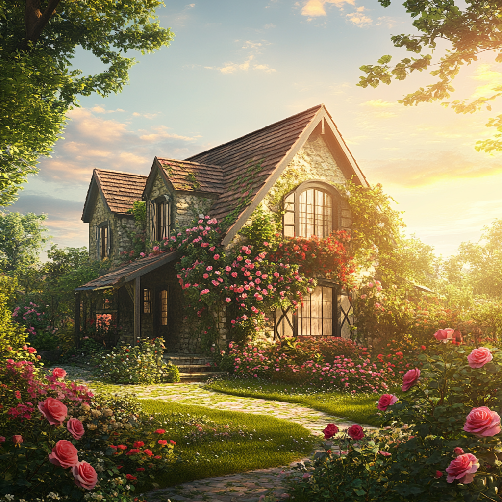 A picturesque house with a breathtaking garden | Source: No source