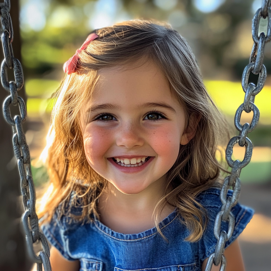 A smiling little girl | Source: no source