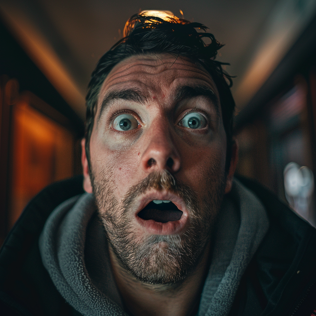A shocked man | Source: No source