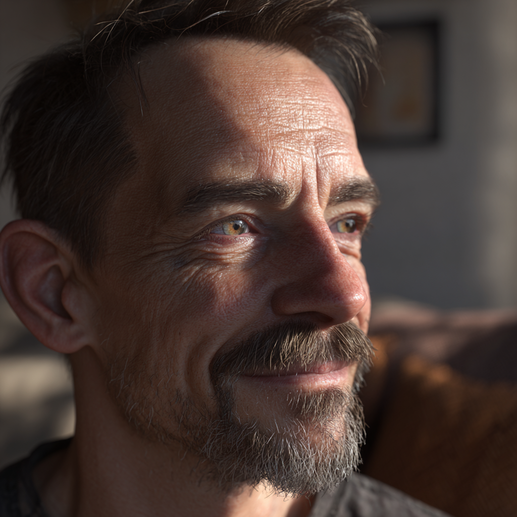 A middle-aged man looking at someone | Source: No source
