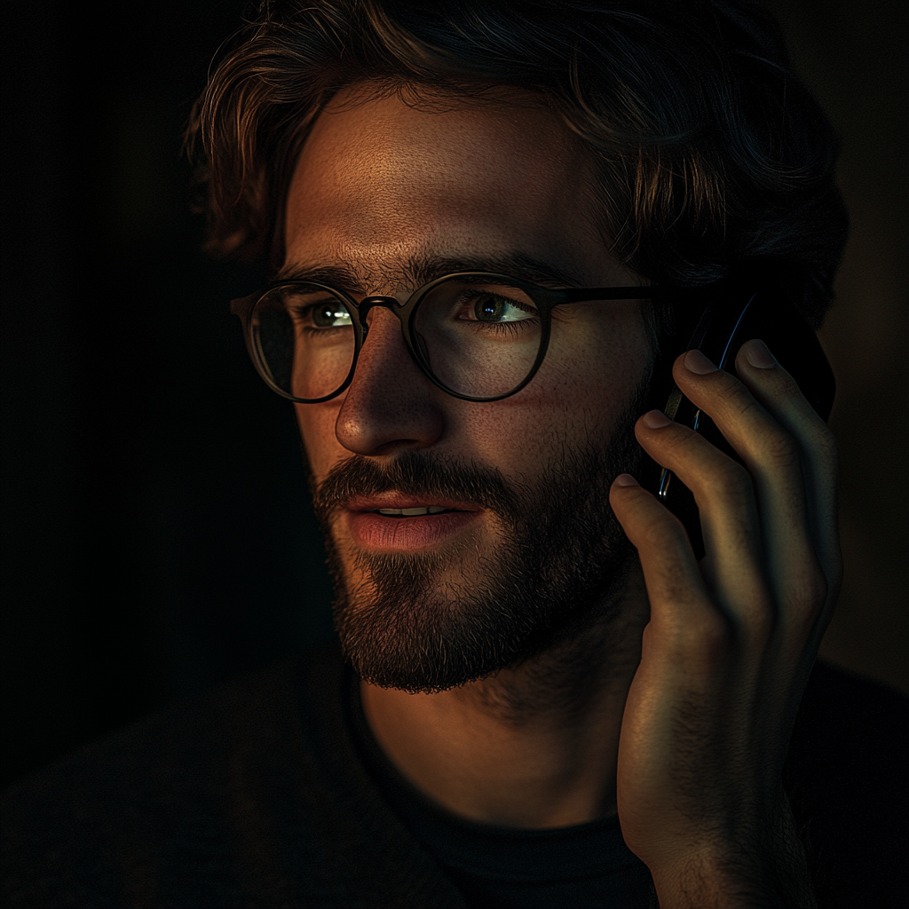 A man talking on the phone | Source: No source