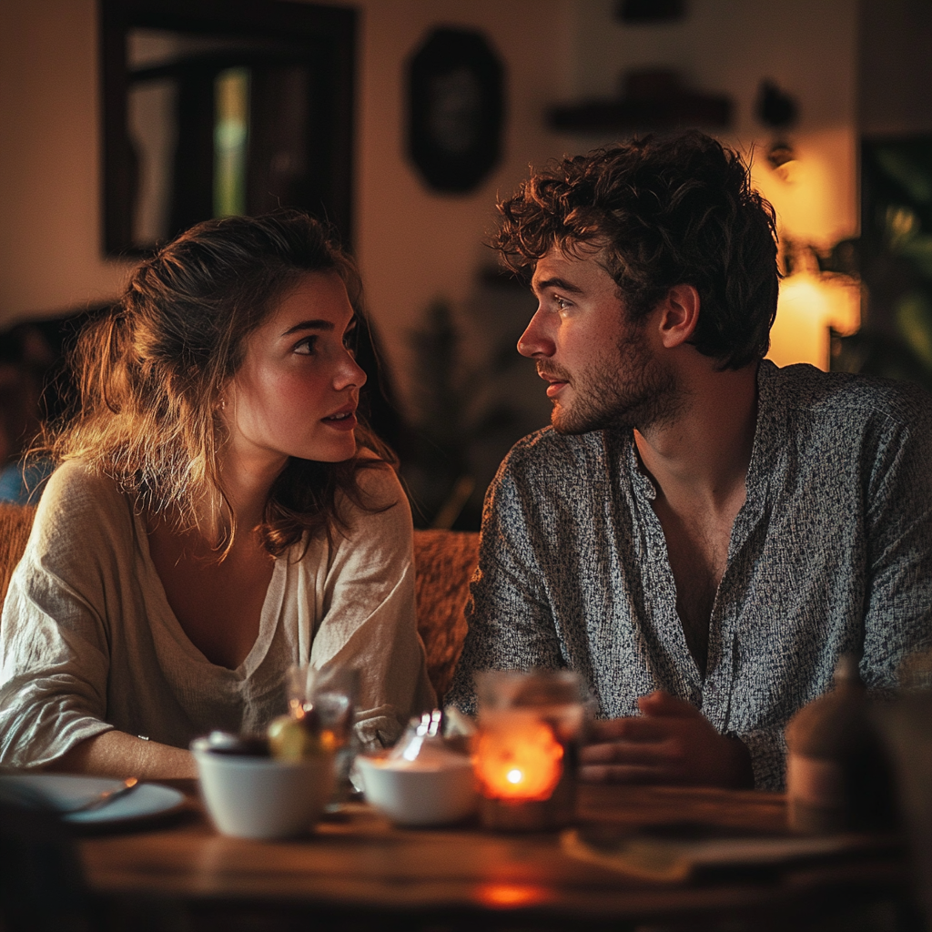 Couple having a serious conversation | Source: no source