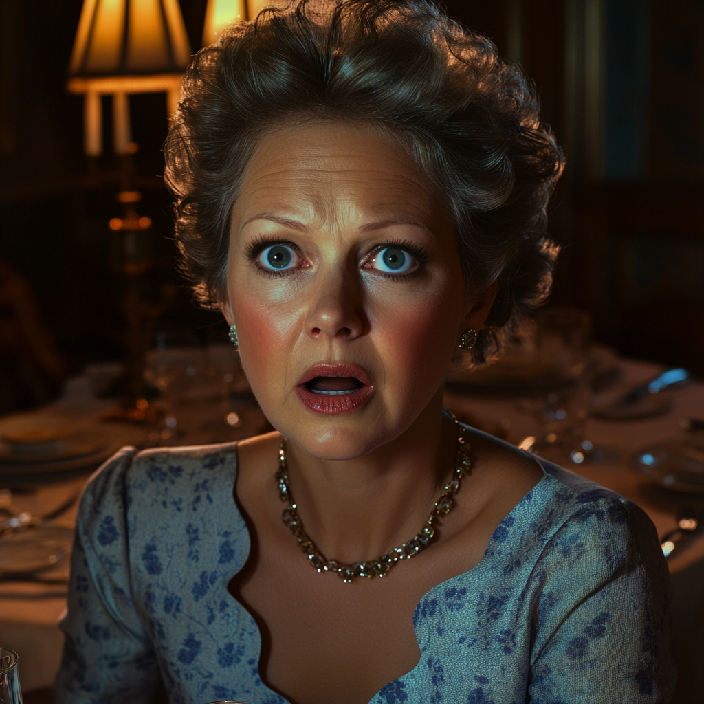A mortified senior woman | Source: no source