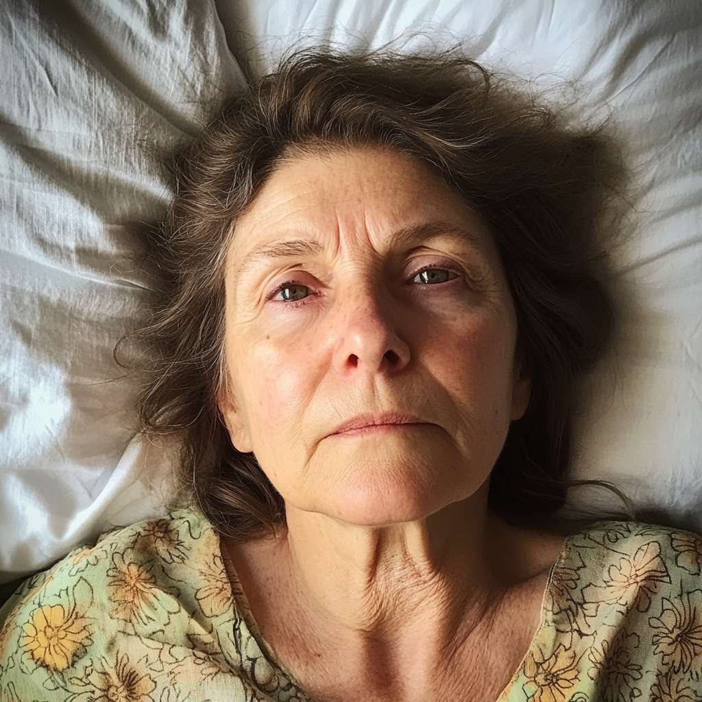 A woman laying in bed | Source: No source
