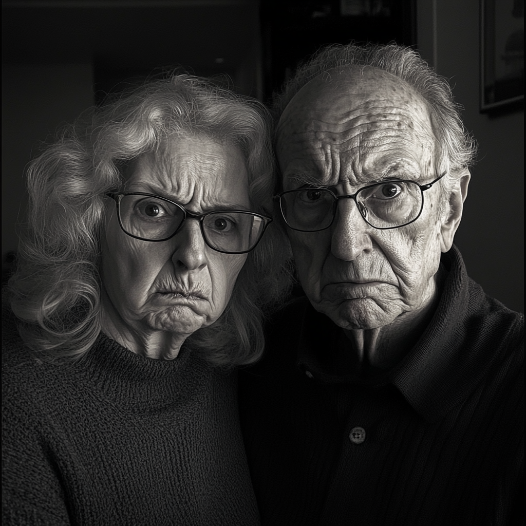 An angry older couple | Source: No source