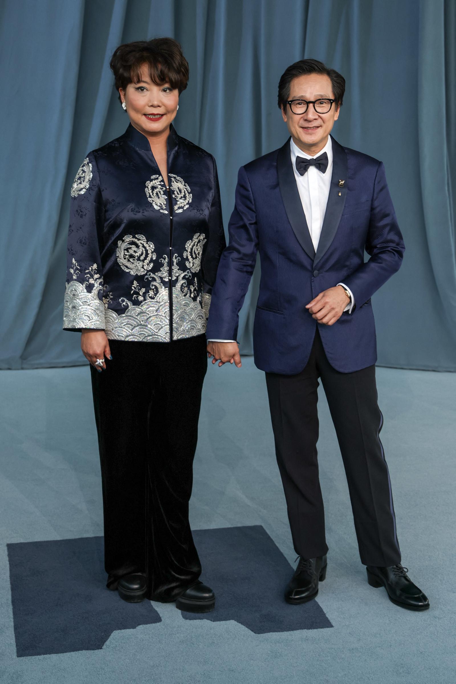 Ke Huy Quan and his wife Echo Quan attend the Academy Museum Gala on October 18, 2025 | Source: Getty Images