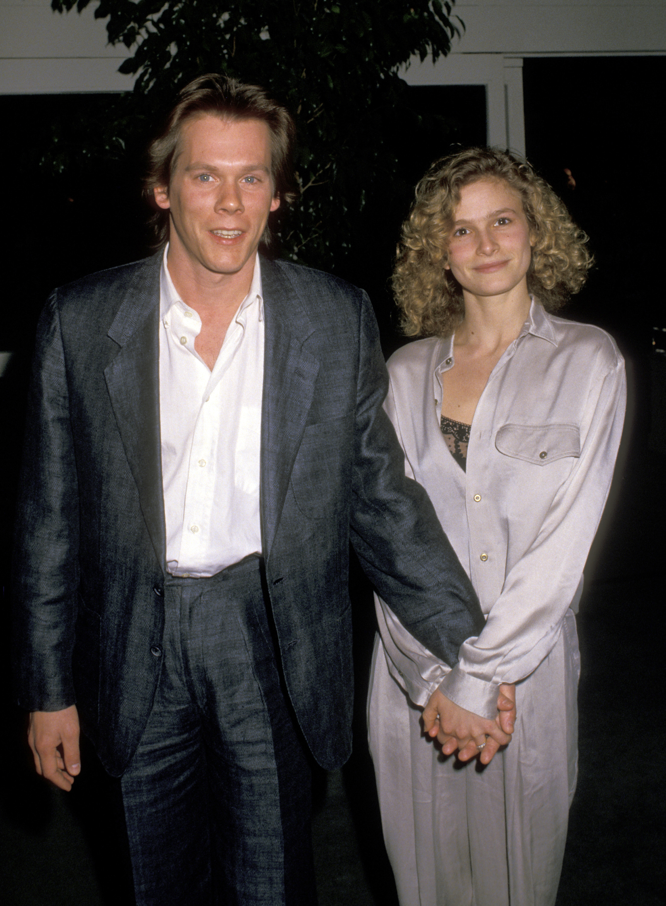 Kevin Bacon and Kyra Sedgwick during 45th Annual Golden Globe Awards - Rehearsal on January 22, 1988 | Source: Getty Images