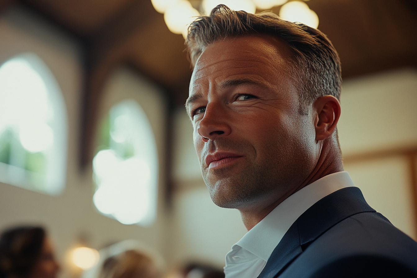 A man at his son's wedding | Source: no source