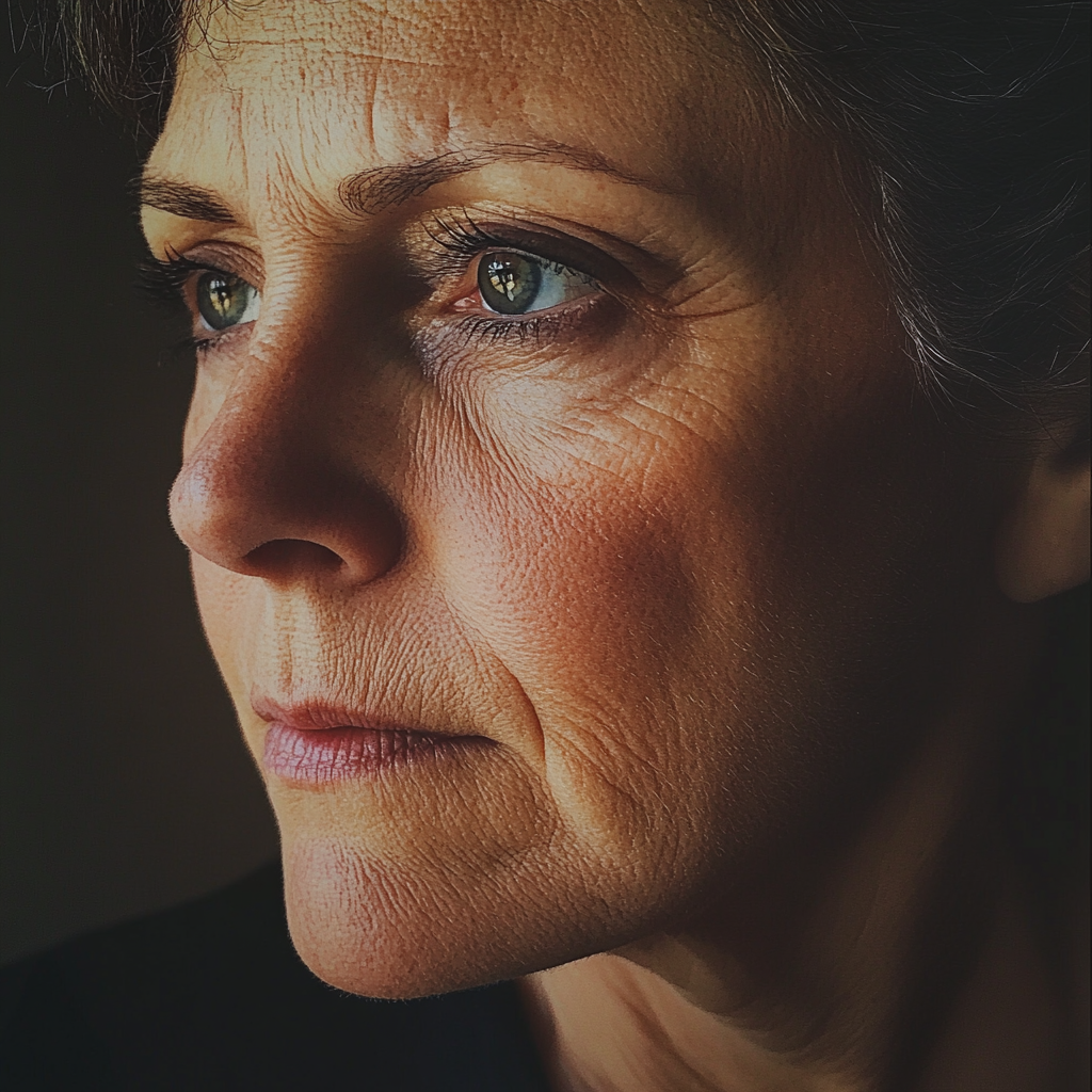 A close up of an older woman | Source: No source