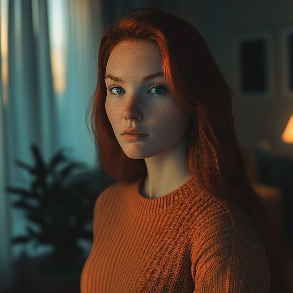 A woman standing in her boyfriend's house | Source: No source