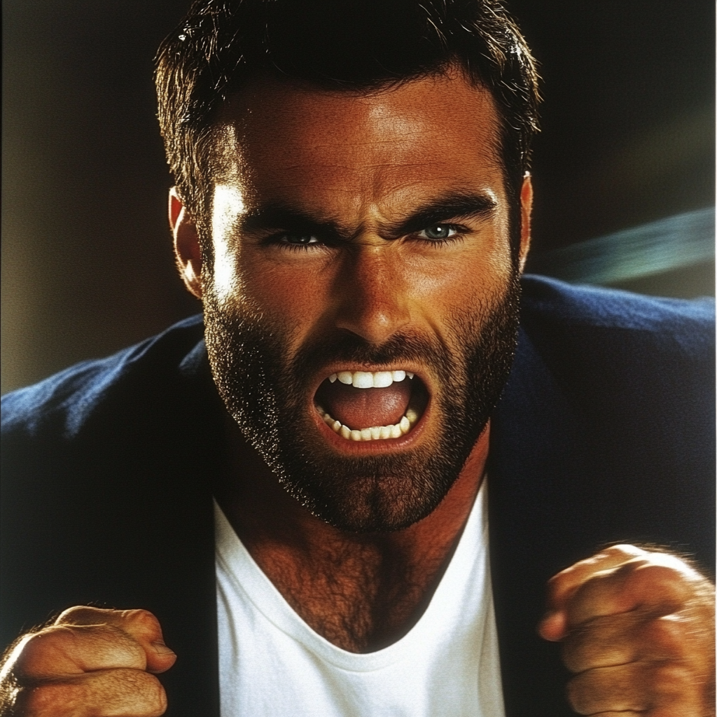 A man yelling | Source: No source