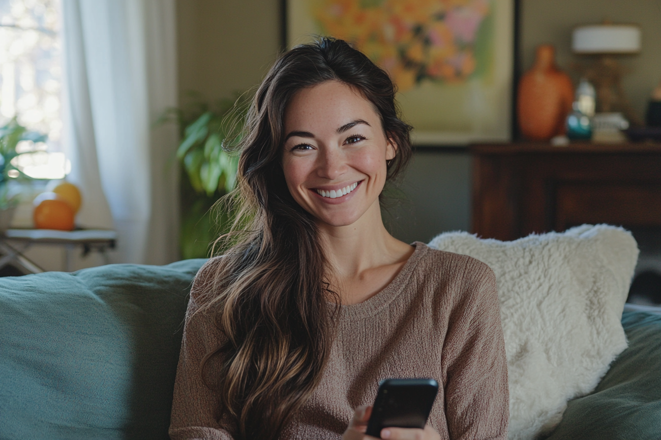 A smiling woman | Source: no source