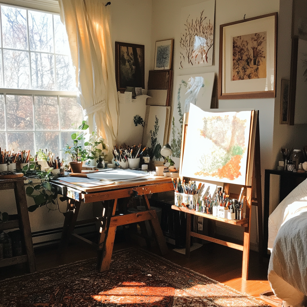 A home art studio | Source: No source