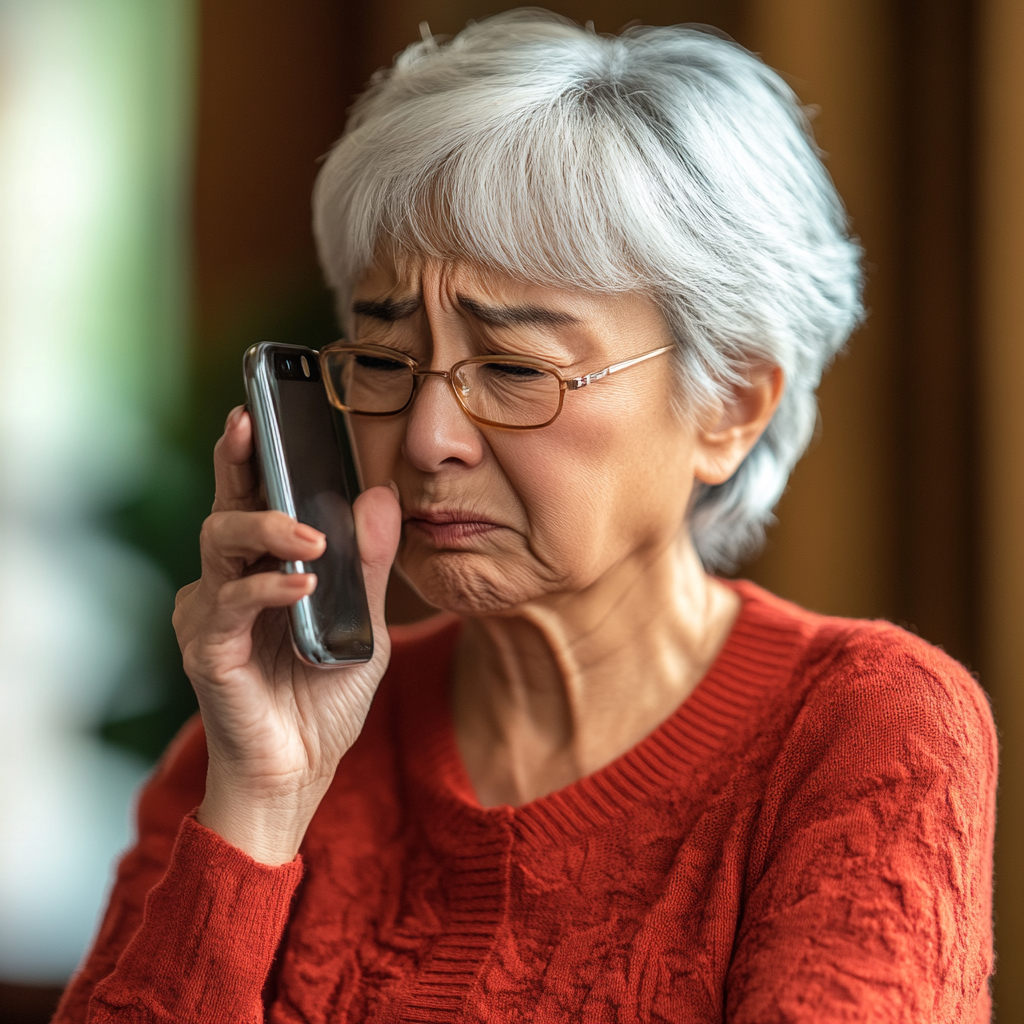 Senior woman on phone | Source: no source