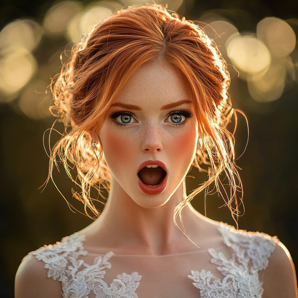 A shocked bride | Source: No source