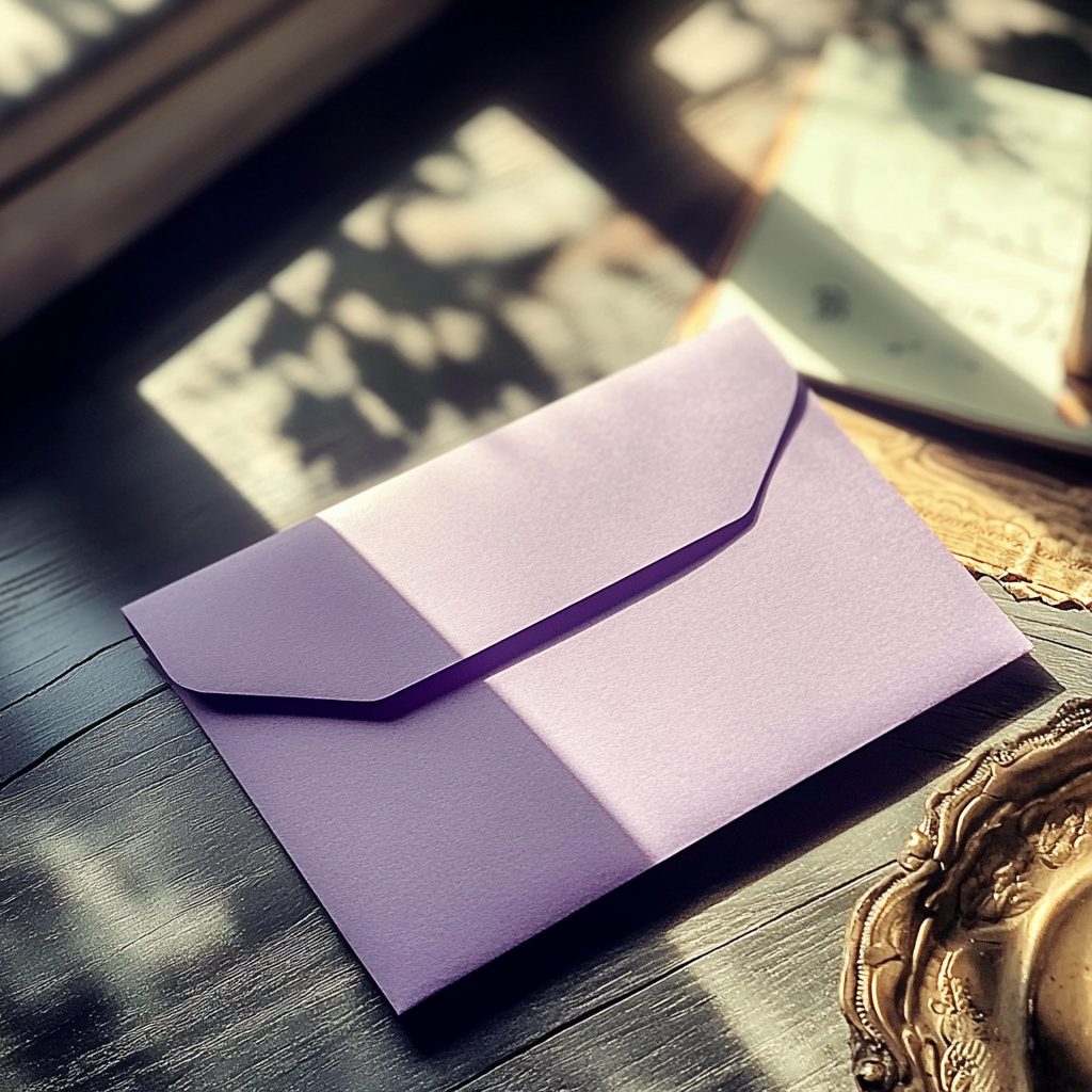 An envelope on a table | Source: No source