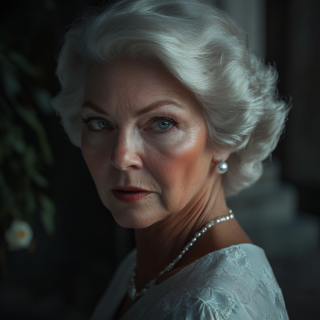 An older lady looking at someone | Source: No source