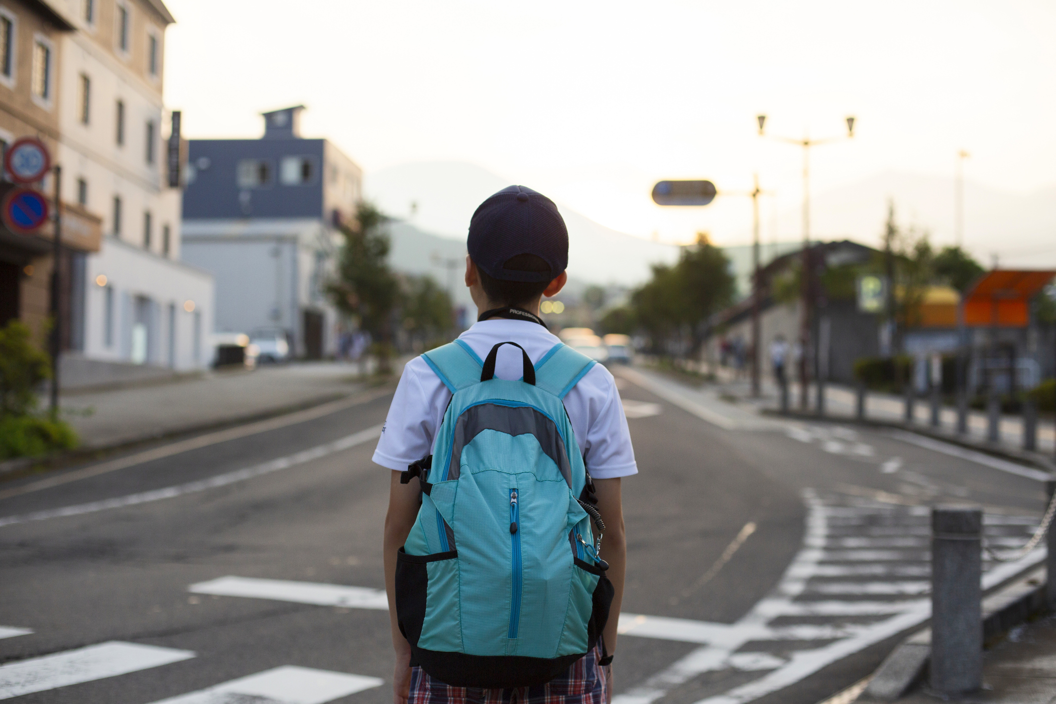 The boy returns from school | Source: Getty Images