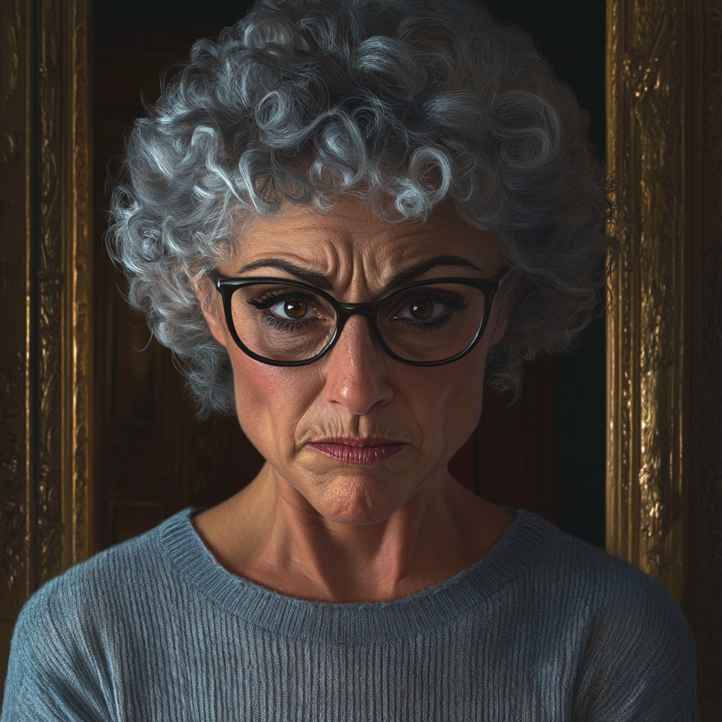 A furious woman at the doorway | Source: No source