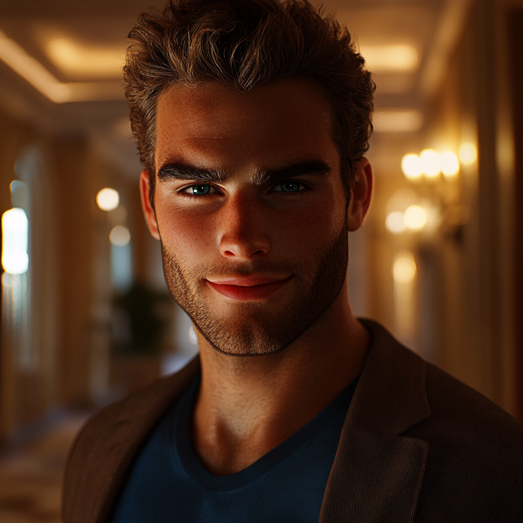 A man with a calculated smirk | Source: no source