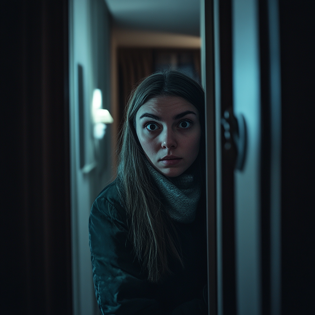 A shocked woman eavesdropping | Source: no source