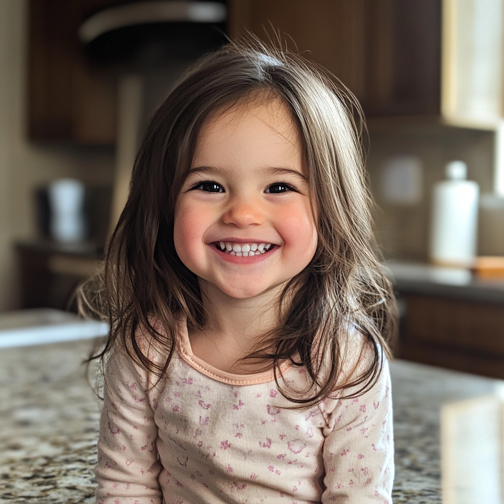 A smiling little girl | Source: no source