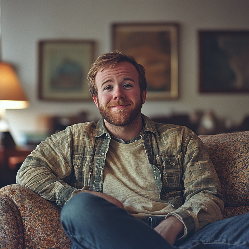 A relaxed and happy man | Source: no source