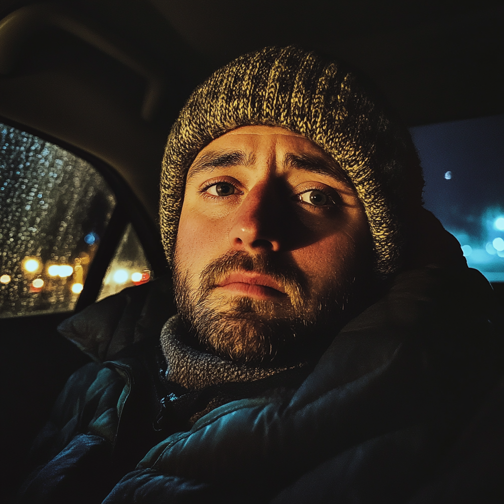A man sitting in a car | Source: no source
