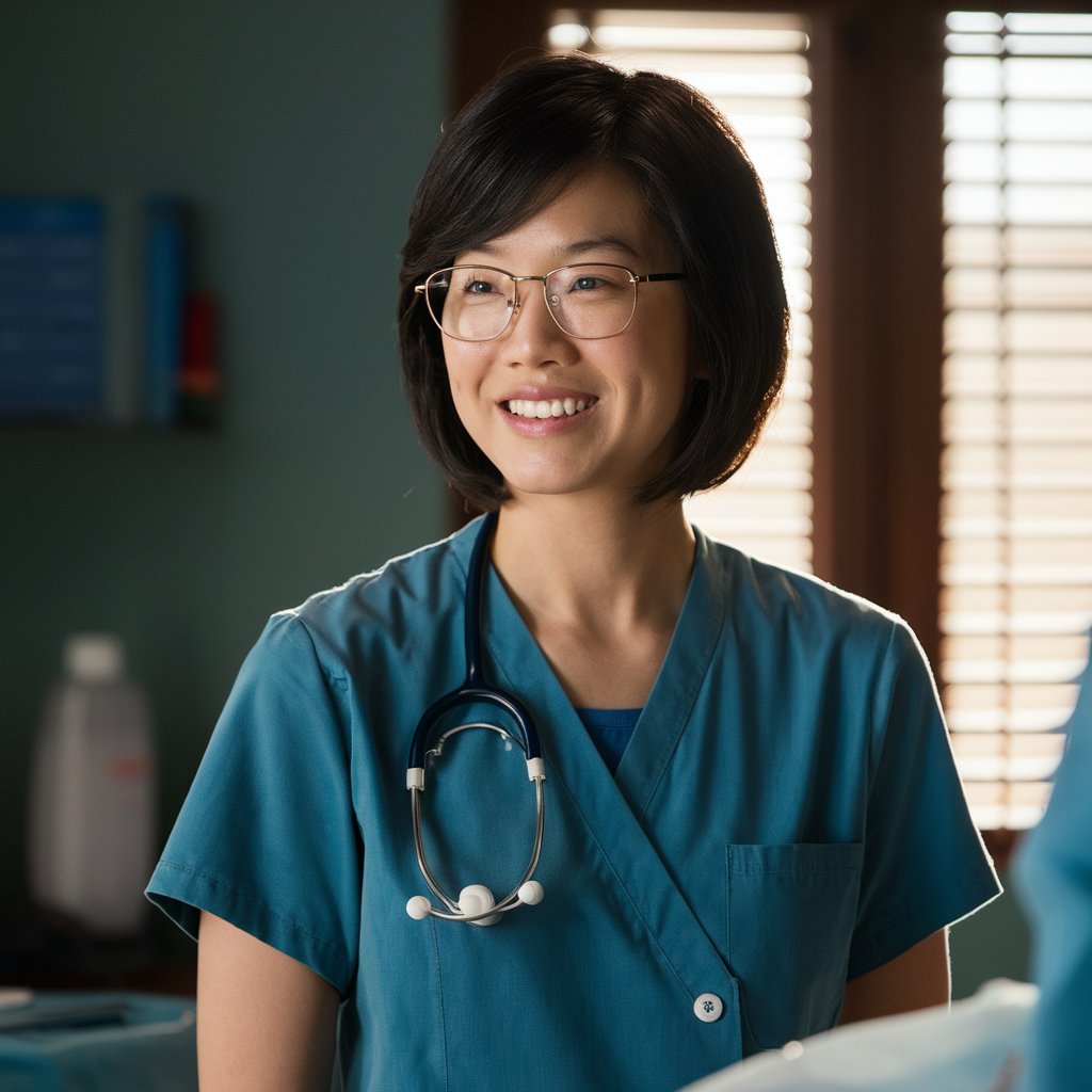 A doctor smiling as she talks to a patient | Source: no source