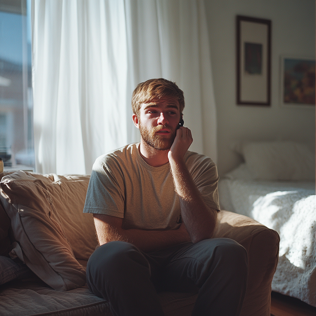 A man on a call | Source: No source