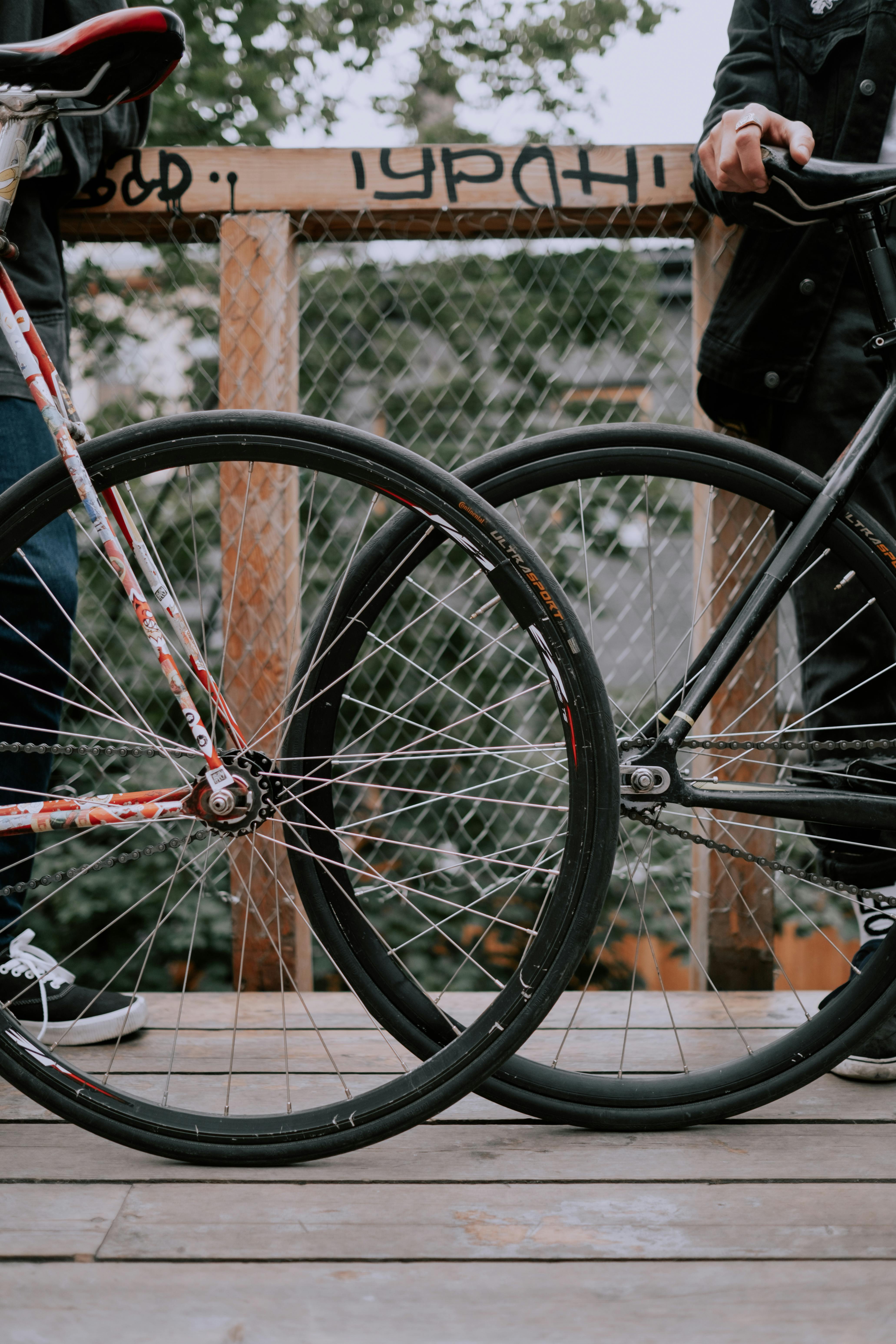 Bicycle wheels | Source: Pexels