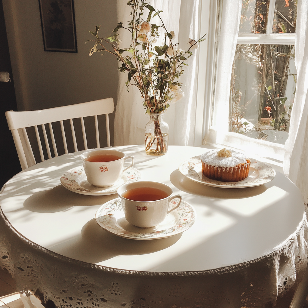 Tea and cake | Source: no source