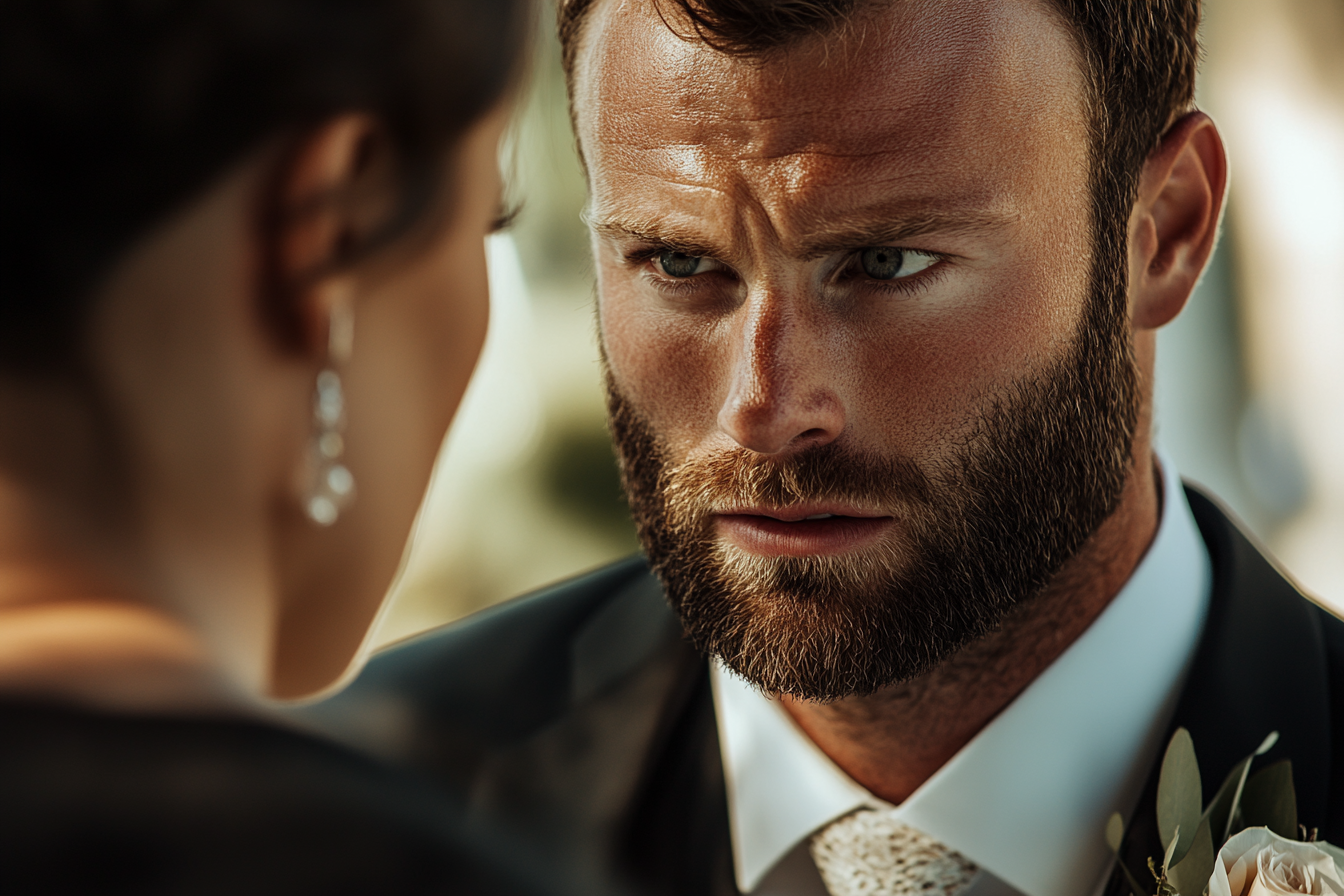 An angry man confronting someone | Source: no source