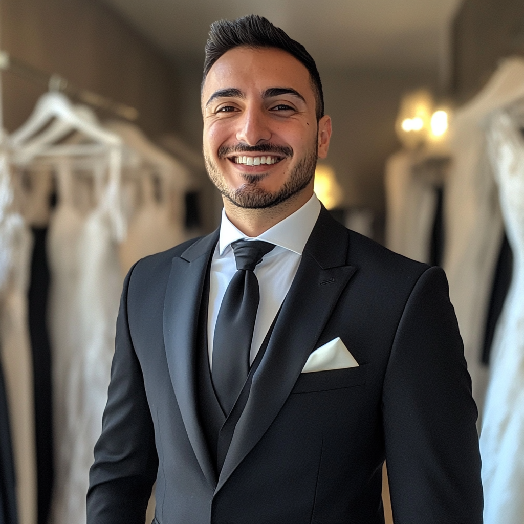 A smiling man in a suit | Source: No source