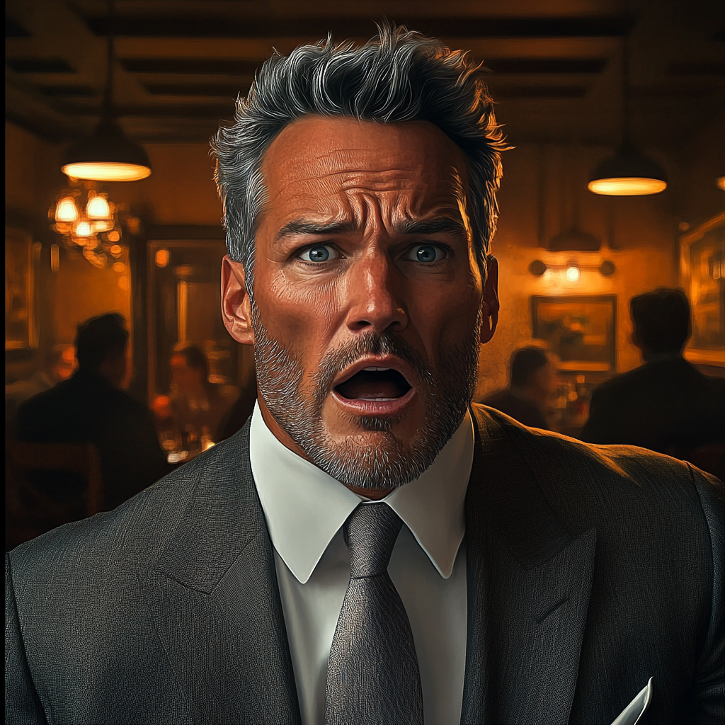 A man gaping in shock | Source: no source