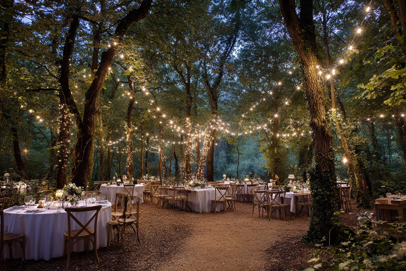 Party arrangements in the woods | Source: No source