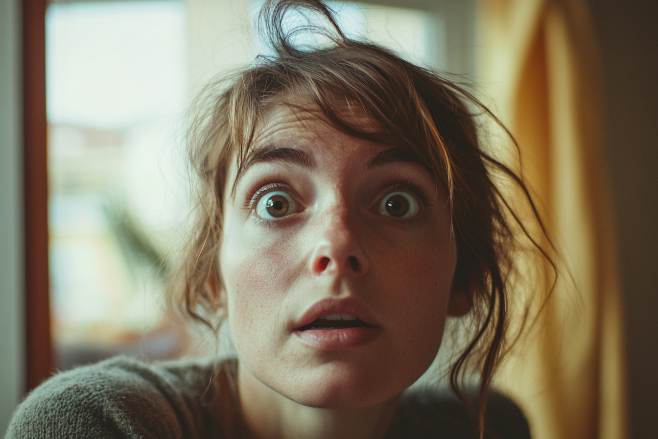 A woman staring in shock | Source: no source