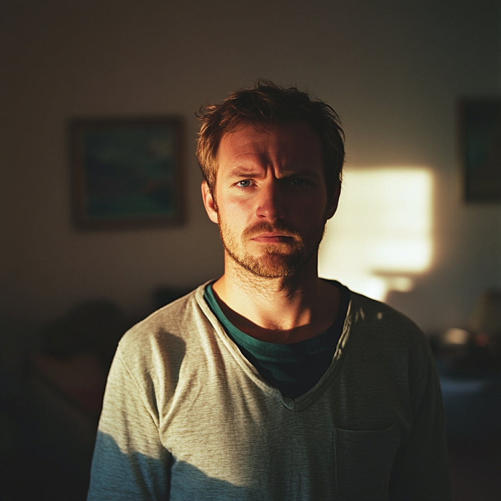 A man standing in his living room | Source: no source