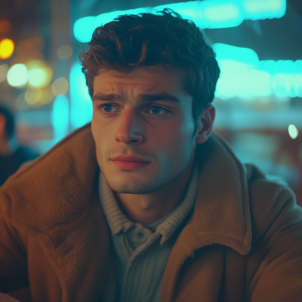 A man sitting in a bar | Source: No source