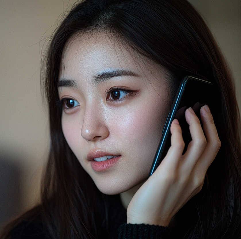 A woman speaking on her phone | Source: No source