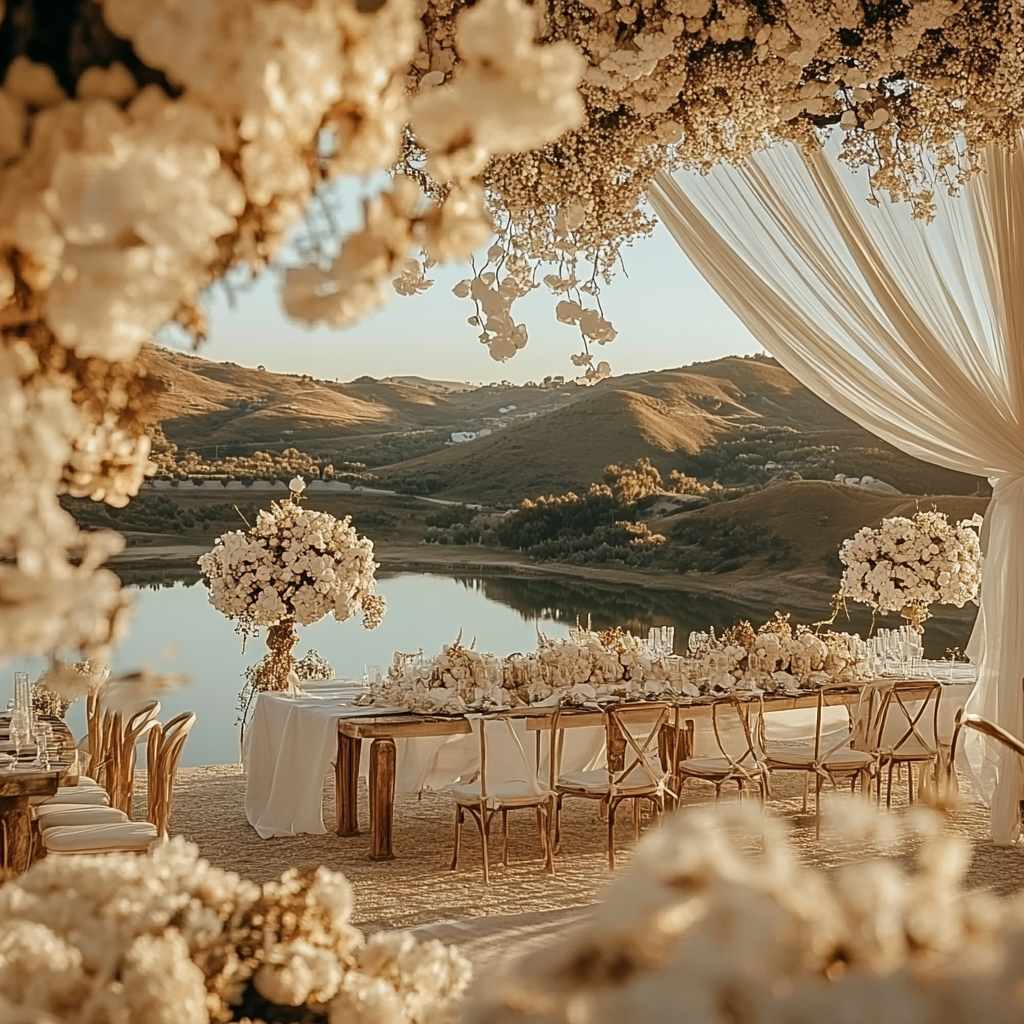 A stunning wedding set up | Source: no source
