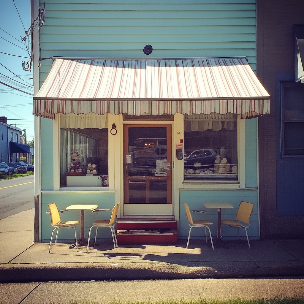 The exterior of an ice cream parlor | Source: no source