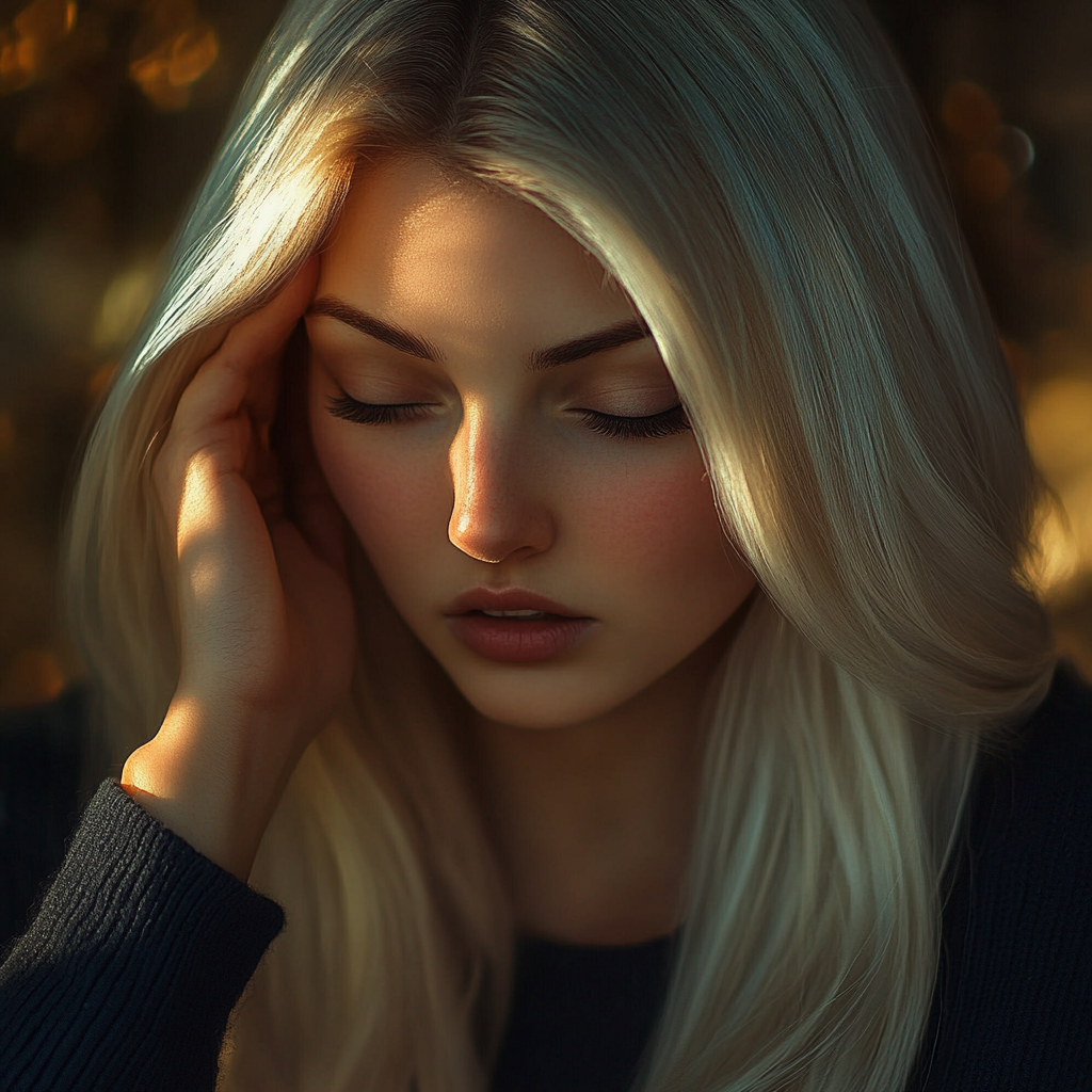 A distressed woman | Source: No source