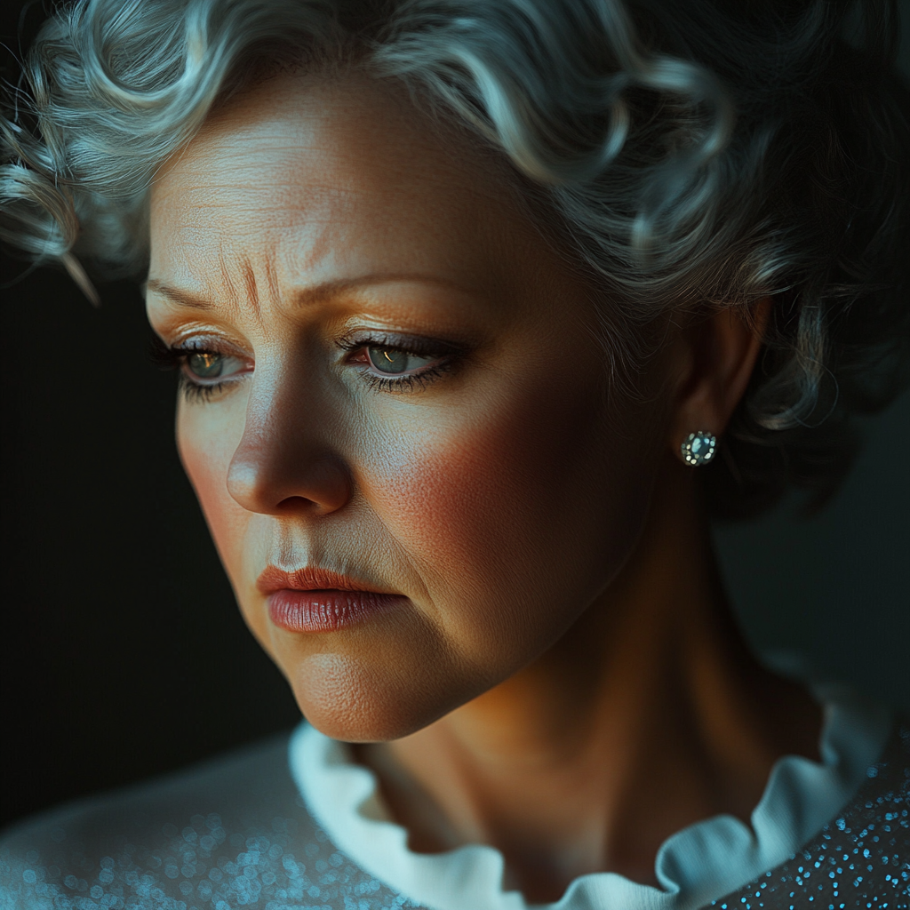 A guilty older woman | Source: No source