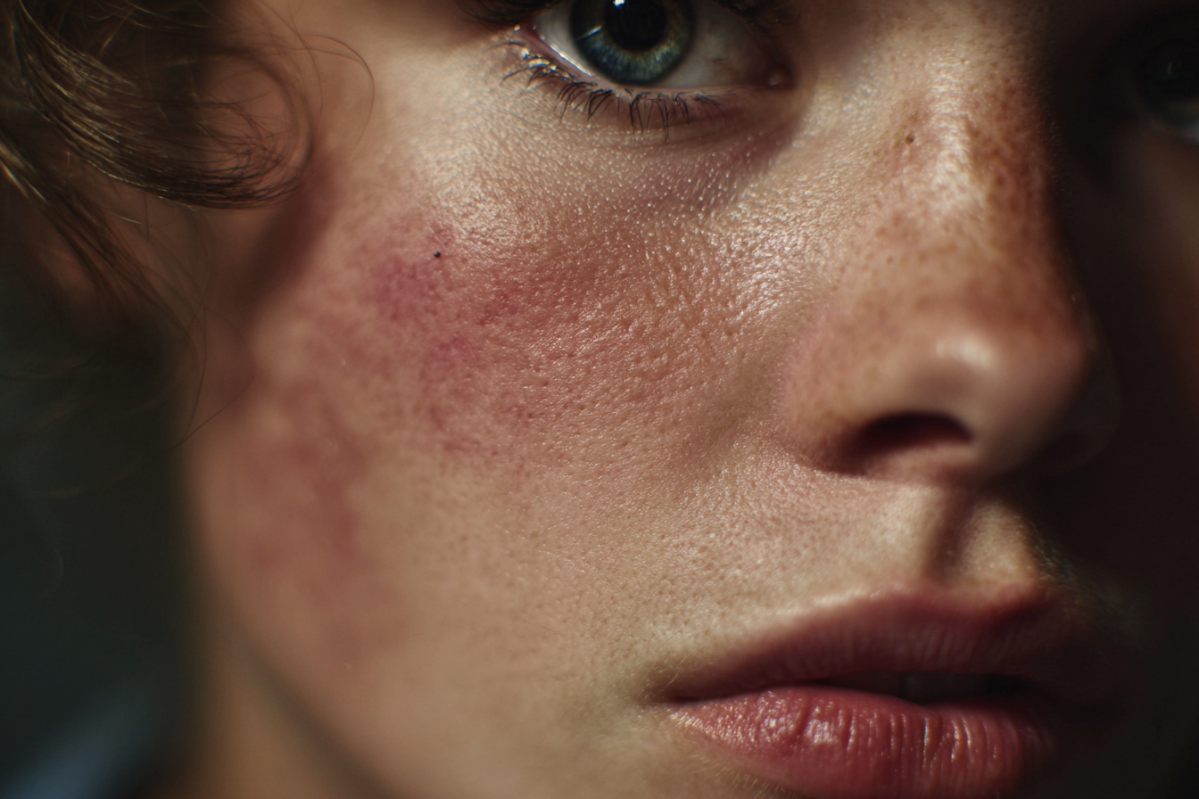A close-up shot of a woman's face | Source: no source