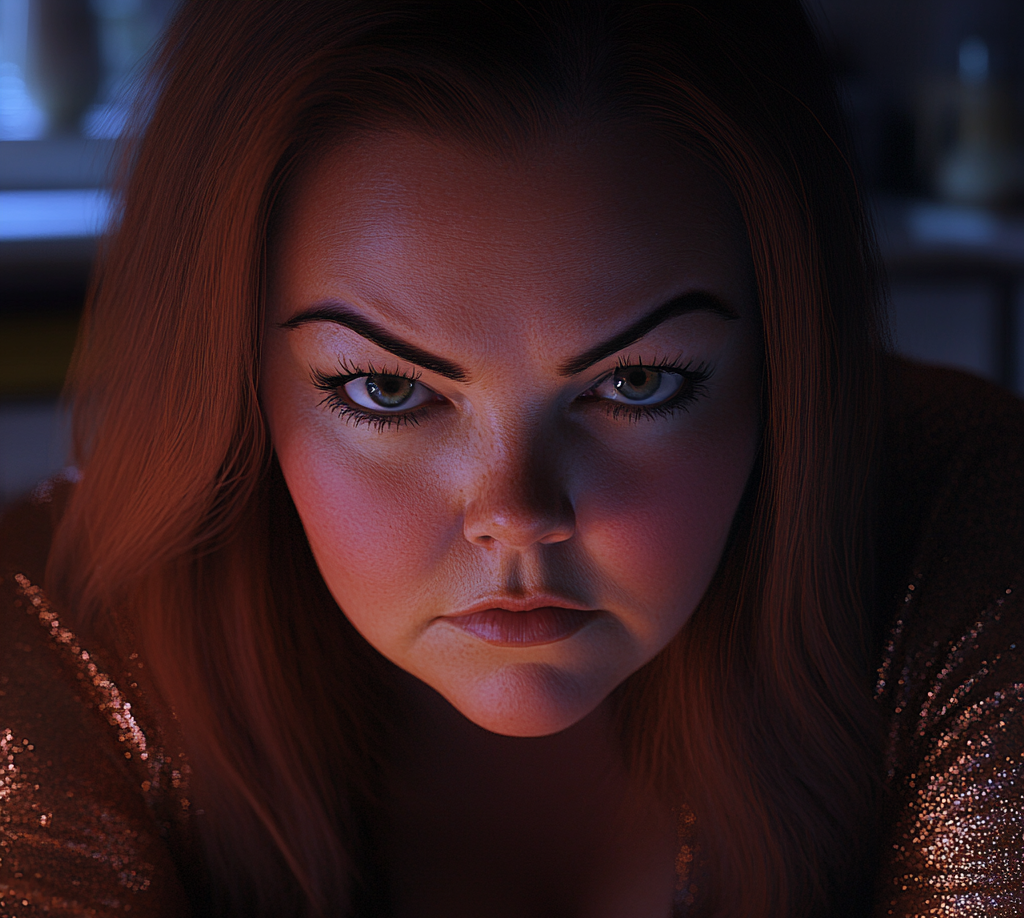 A woman staring at someone | Source: No source