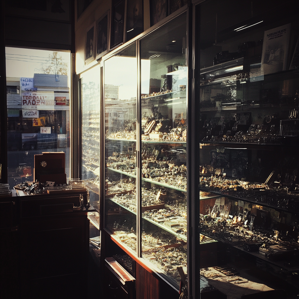 The interior of a pawn shop | Source: No source