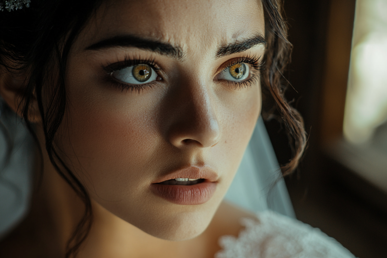 A shocked bride | Source: no source